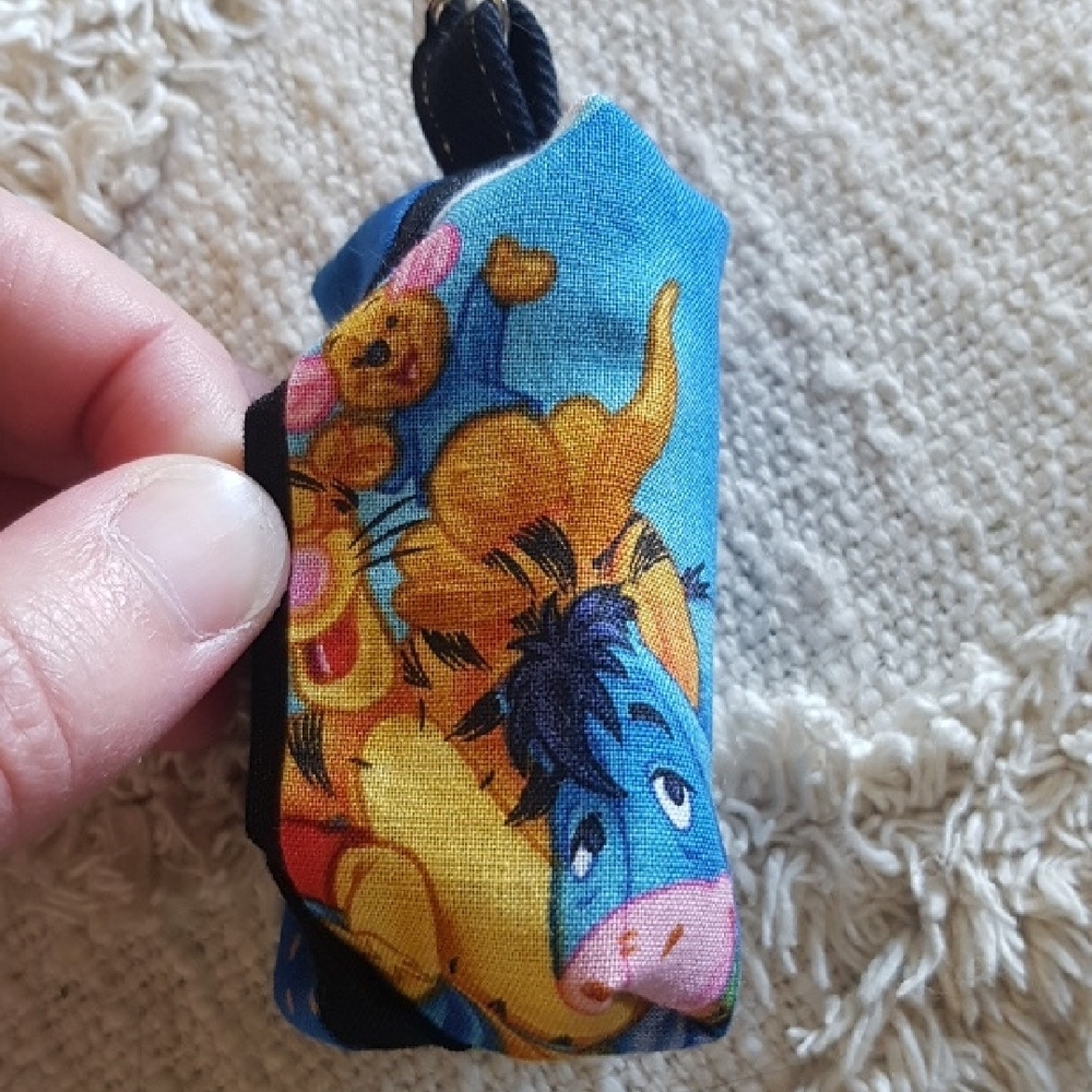 Pooh And Friends  Doggy DOO Doggy Poo Bag Holder Pouch Zero Waste Handmade